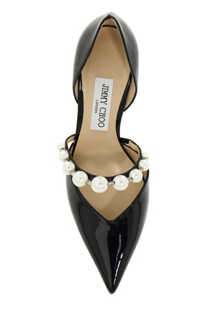 JIMMY CHOO Aurelie 85MM Pearl-Detail Pumps