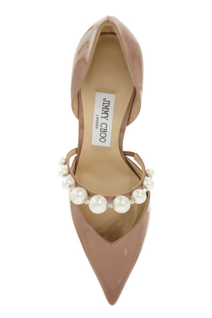 JIMMY CHOO Aurelie 85MM Pearl-Detail Pumps