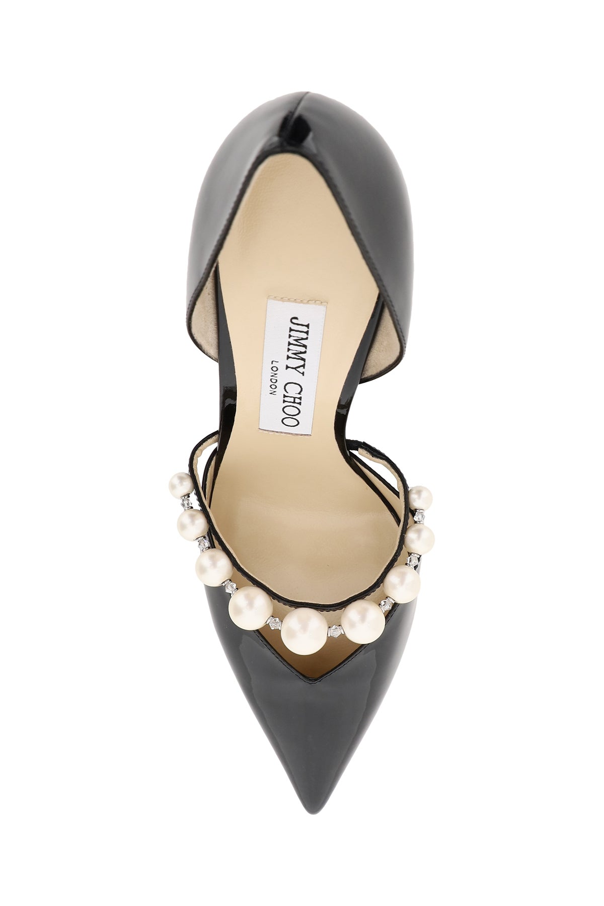 JIMMY CHOO Aurelie 85MM Pearl-Detail Pumps