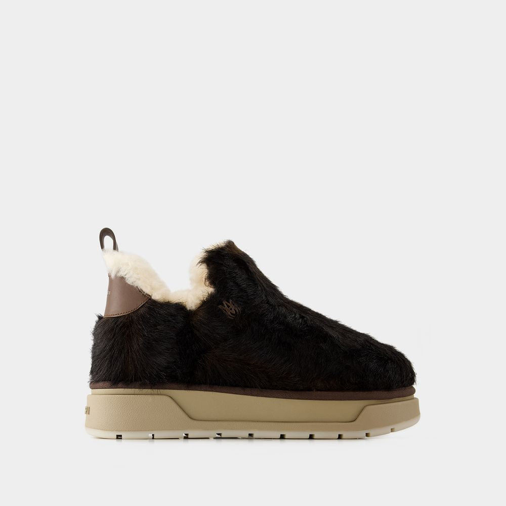 AMIRI Faux Fur Malibu Ankle Boots for Men