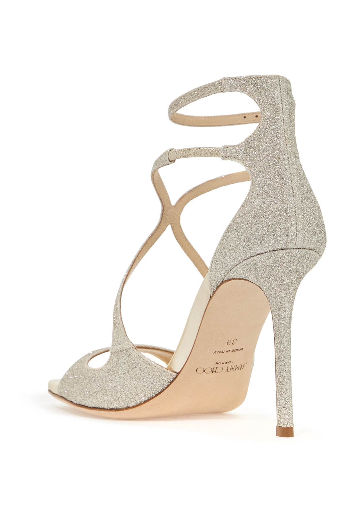 JIMMY CHOO Glittering Azia 95 High-Heel Sandals