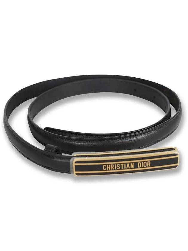 DIOR Fine Full 3cm Leather Belt for Women