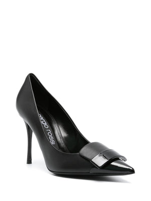 SERGIO ROSSI Classic Leather Pumps 75MM