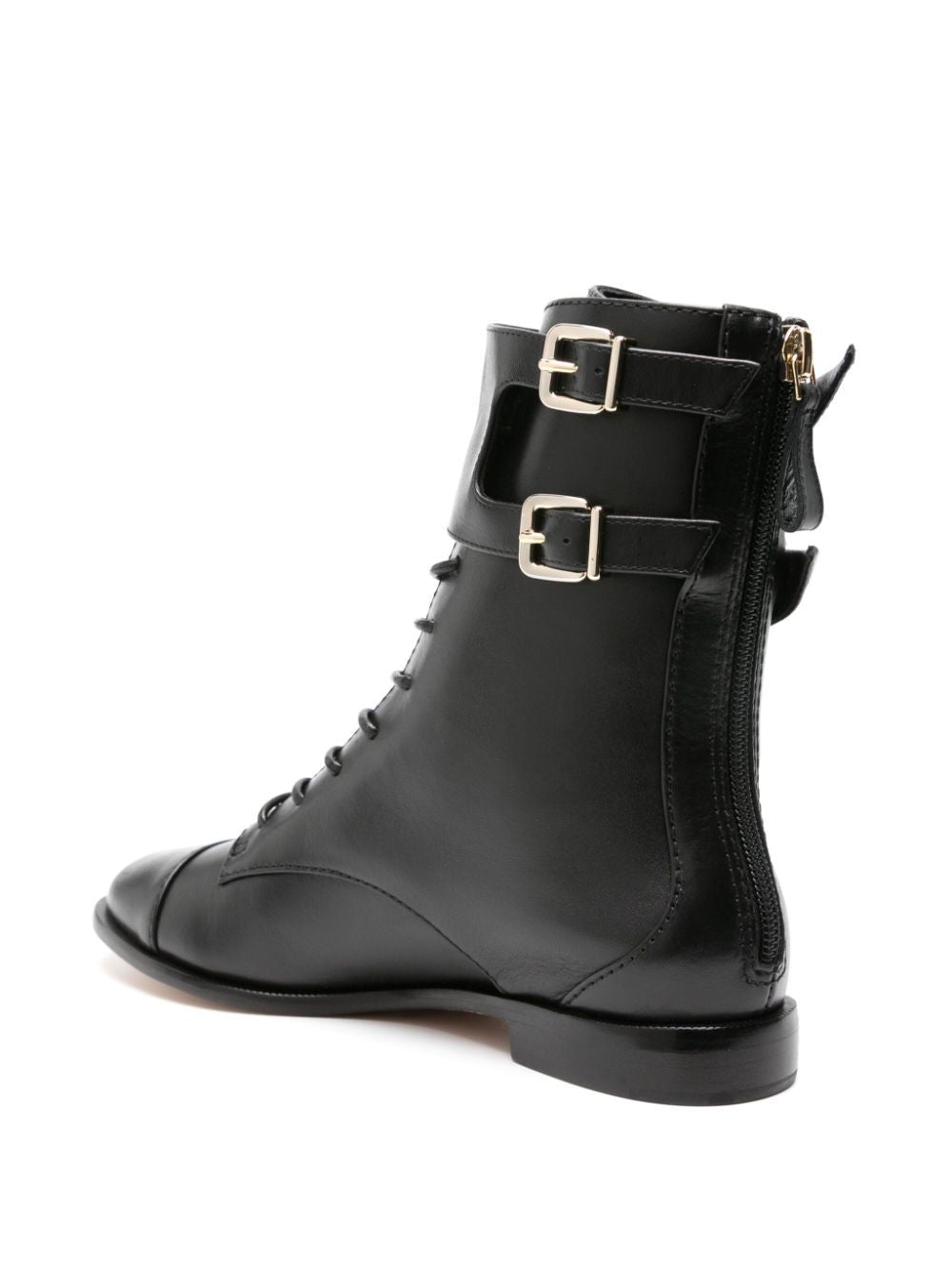 ALEXANDRE BIRMAN Chic Boot Leather Upper & Sole Women’s Charm Boots