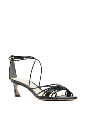 ALEXANDRE BIRMAN Elegant Leather Sandals - Mini Kiss Style