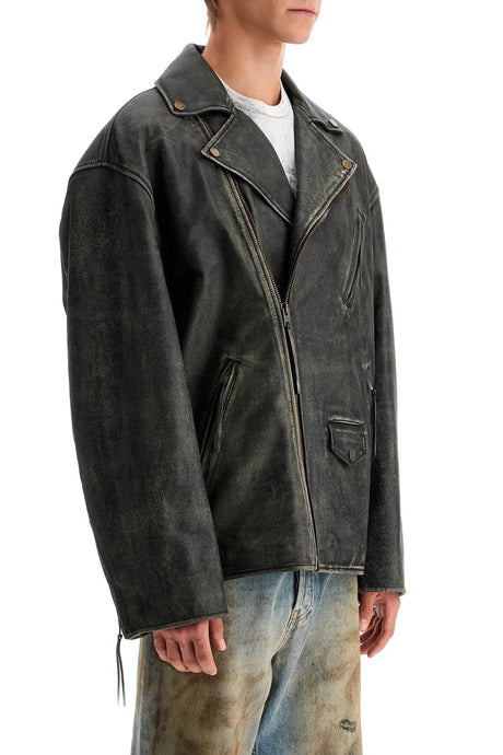 ACNE STUDIOS Men's Oversized Biker Jacket - Size IT 48