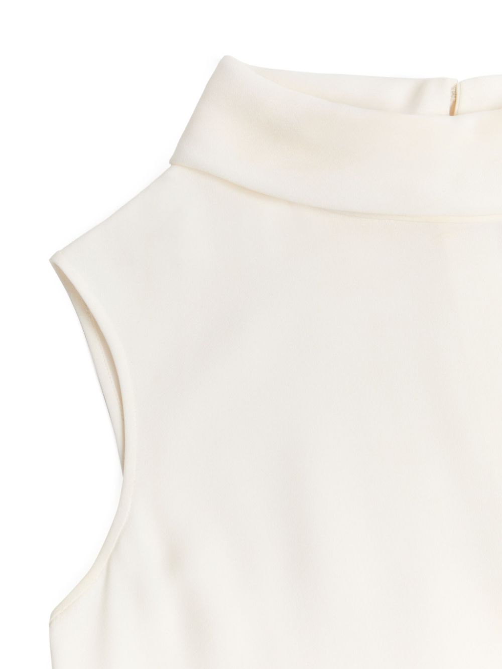 VALENTINO Silk High-Neck Sleeveless Top