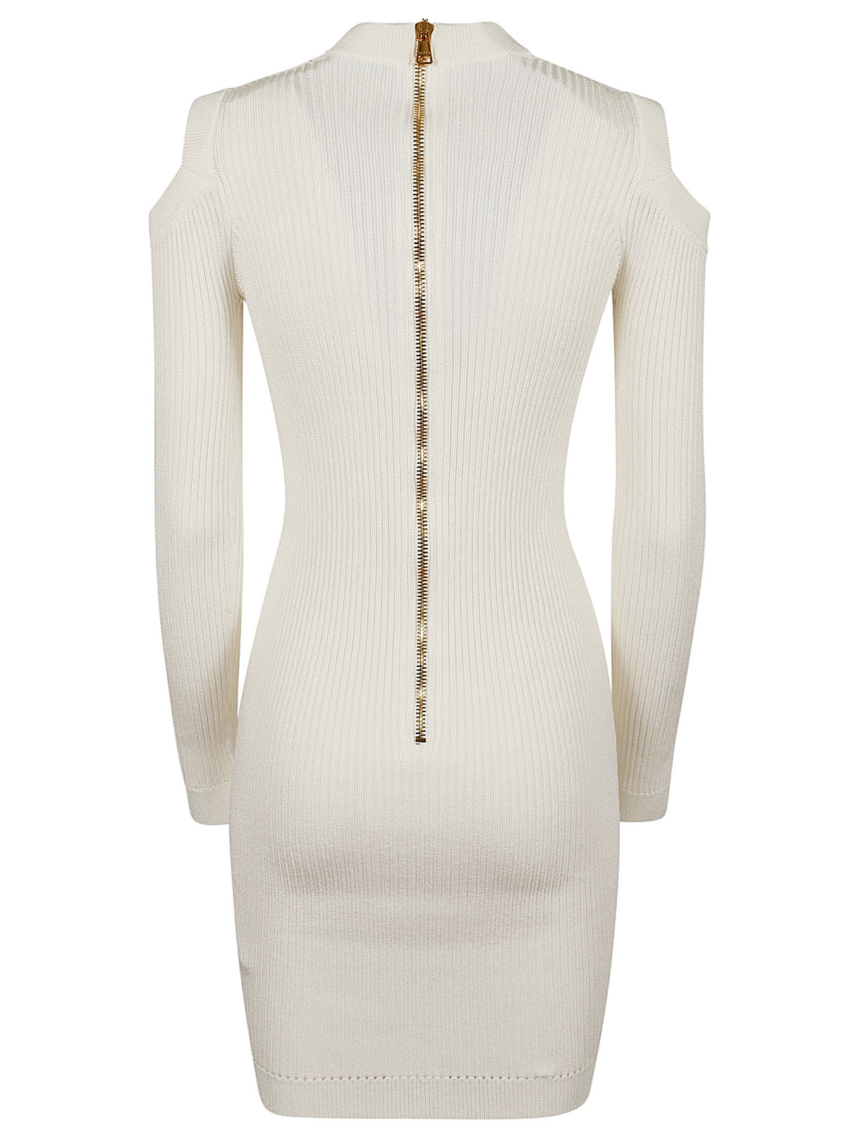 BALMAIN Elegant Viscose Mini Dress for Women