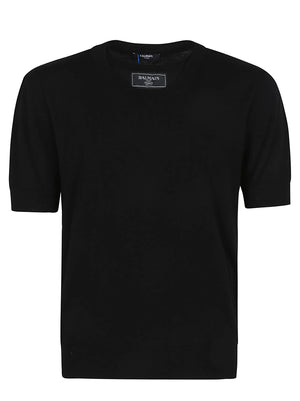 BALMAIN Elevated Merino Wool T-Shirt - Regular Fit