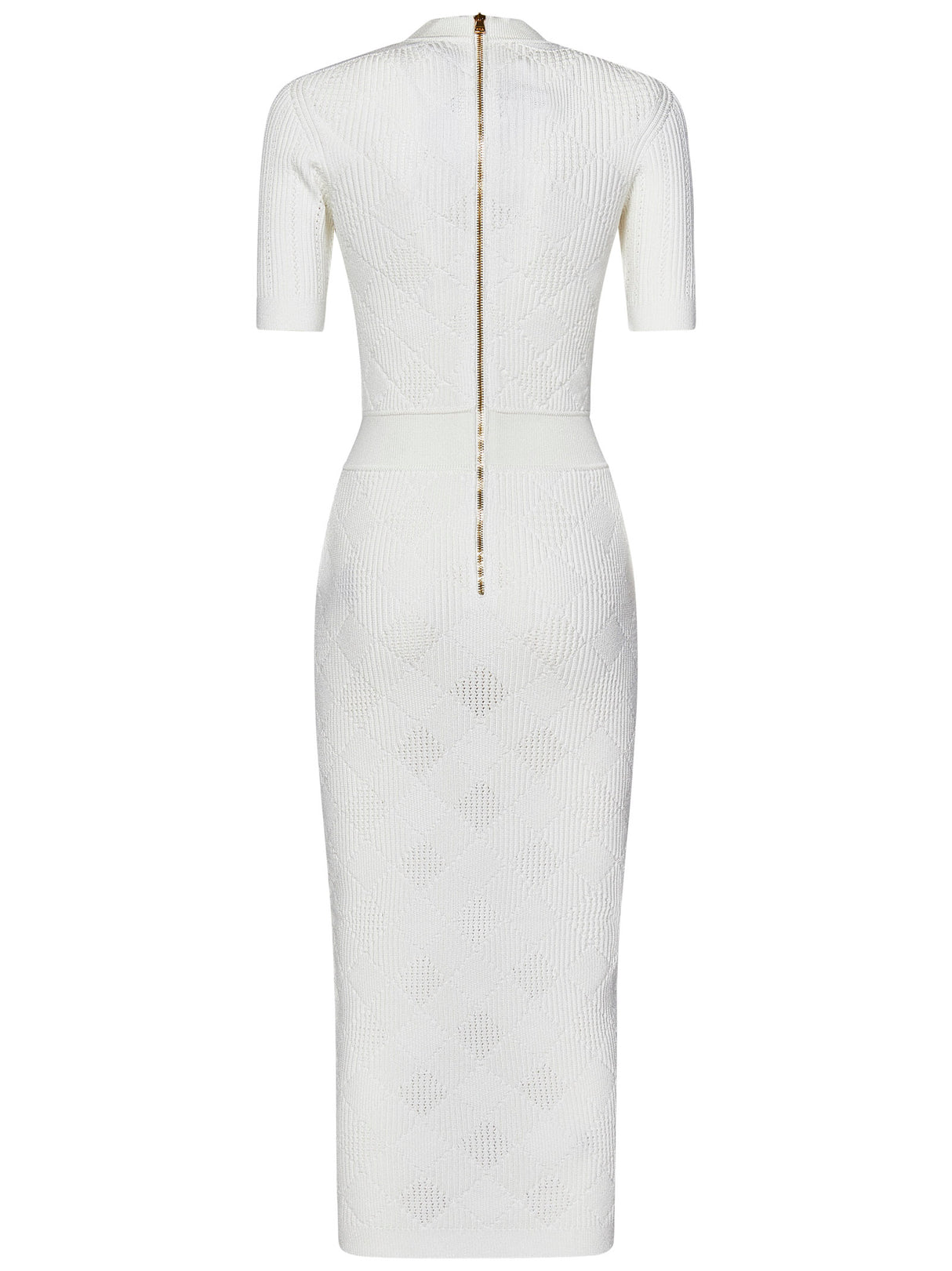 BALMAIN Elegant Longuette Dress for Women