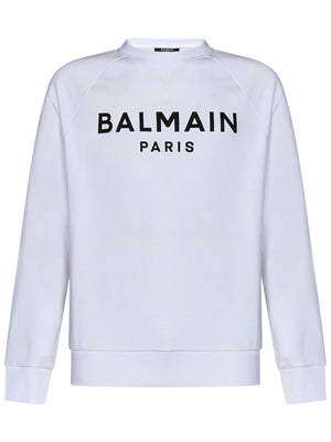 BALMAIN Organic Cotton Sweatshirt for Men