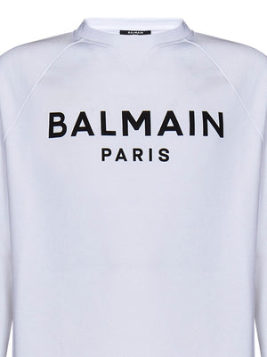 BALMAIN Organic Cotton Sweatshirt for Men