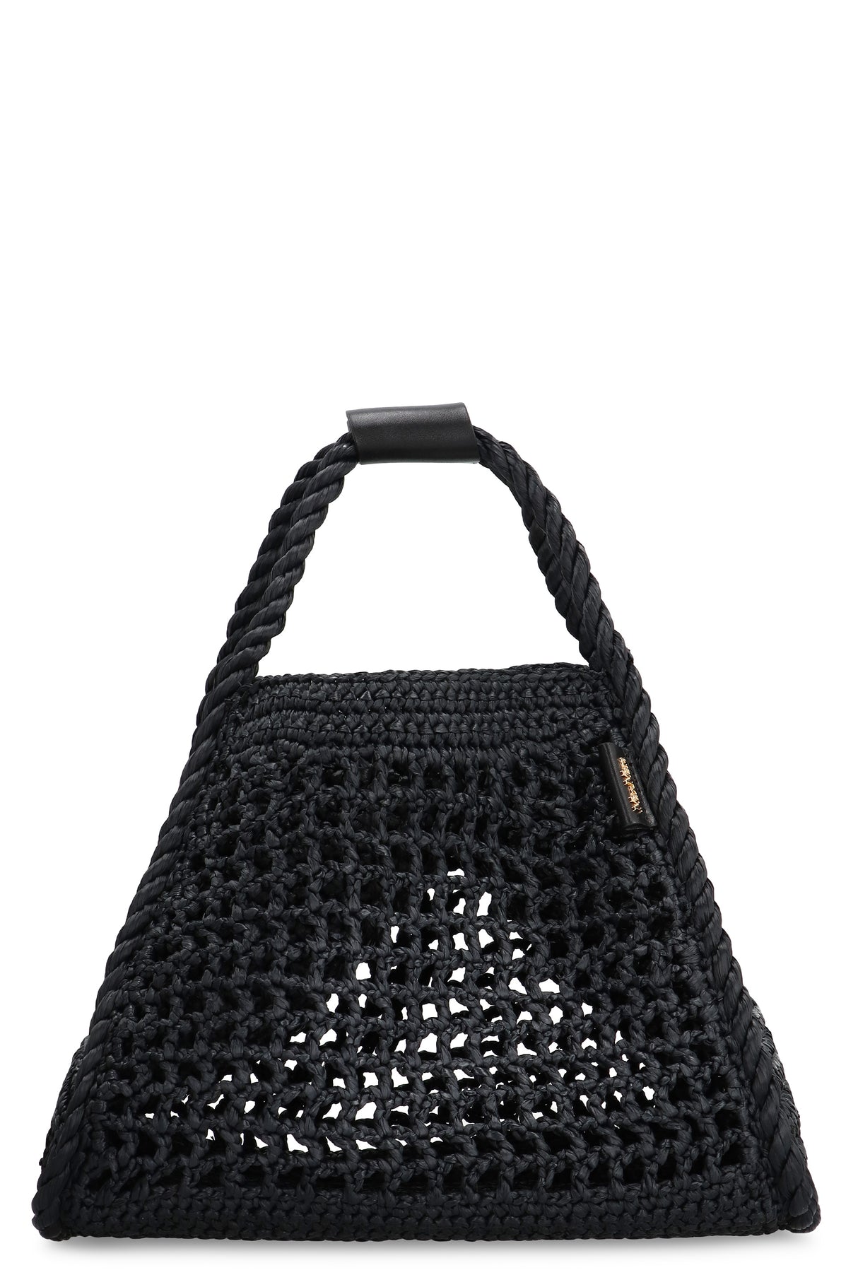 MAX MARA Mini Raffia Handbag with Open Compartment