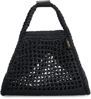 MAX MARA Mini Raffia Handbag with Open Compartment