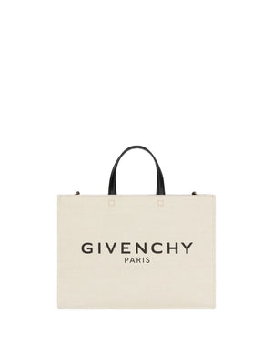 GIVENCHY おしゃれなミディアムGトートベージュショッピングバッグ レディース SS24