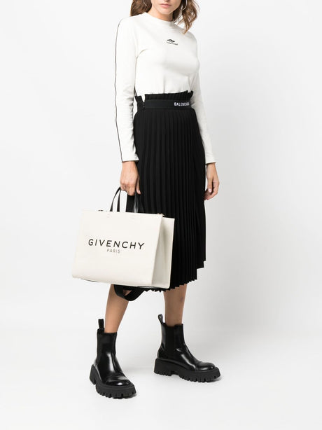 GIVENCHY Medium Logo Shopper Tote Handbag