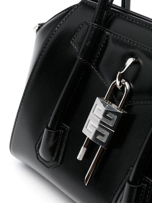 GIVENCHY Mini Leather Handbag with Padlock Detail