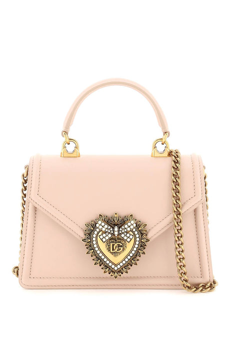 DOLCE & GABBANA Elegant Mini Leather Handbag