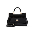 DOLCE & GABBANA Elegant Mini Handbag - Sophisticated Leather Tote (7.5" x 5.1" x 2.4")