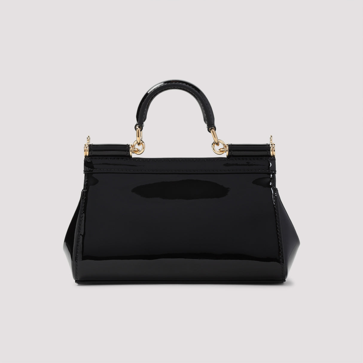 DOLCE & GABBANA Elegant Mini Handbag - Sophisticated Leather Tote (7.5" x 5.1" x 2.4")