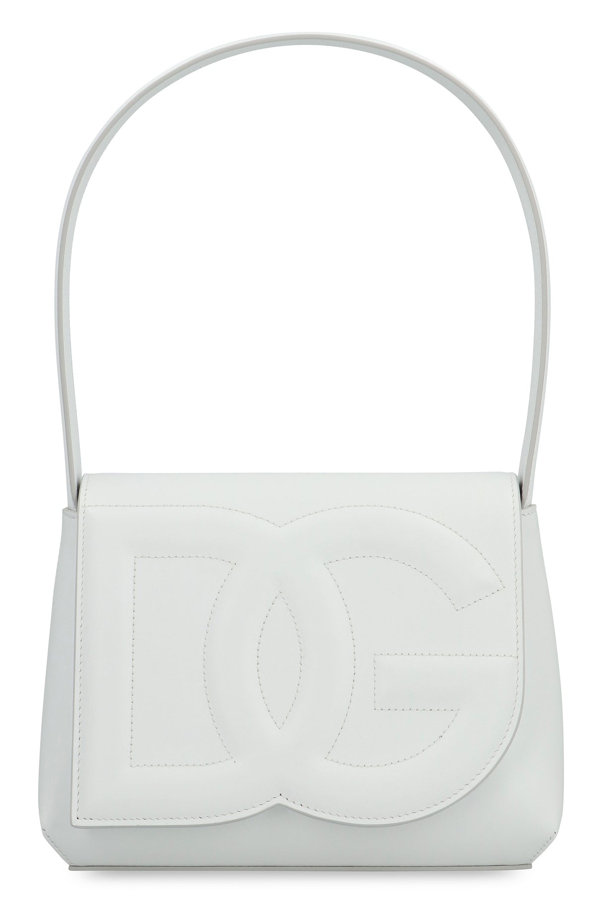 DOLCE & GABBANA Mini Leather Shoulder Handbag with Logo