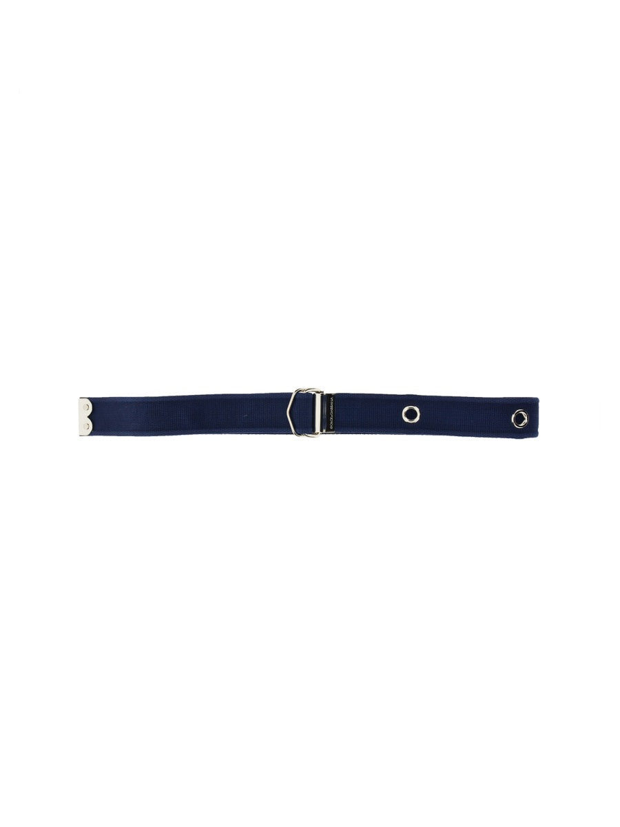 DOLCE & GABBANA Logo Belt for Men - SS24 Collection