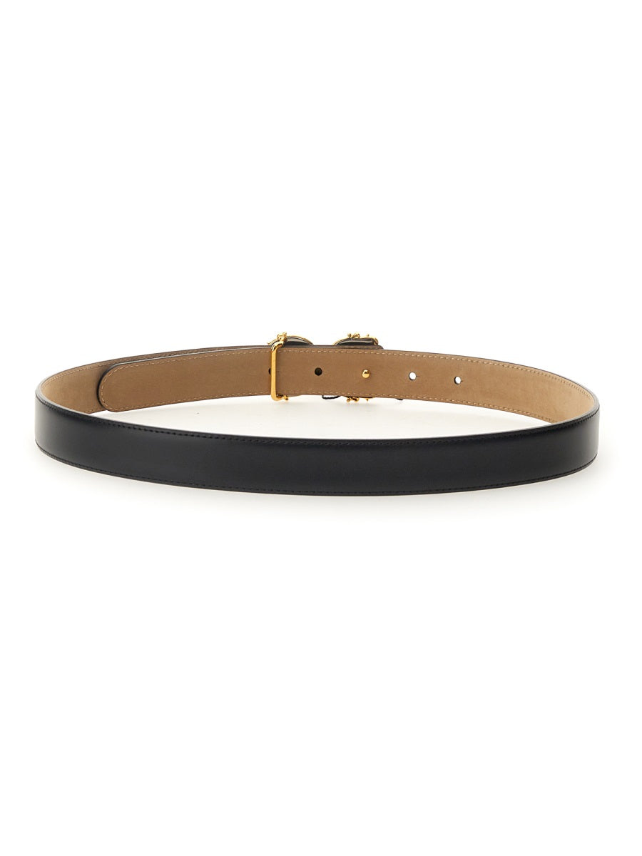 DOLCE & GABBANA Classic Leather Logo Belt for Her