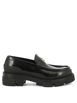 GIVENCHY Elegant Terra Leather Loafers