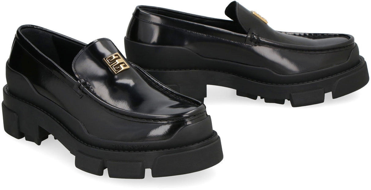 GIVENCHY 4G Terra Leather Loafers