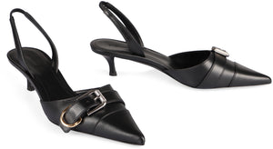 GIVENCHY Women's Mini Heelless Black Sandals