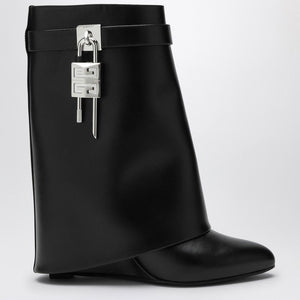 GIVENCHY Chic Leather Shark Lock Ankle Boot