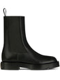 GIVENCHY Elegant Chelsea Boots with Silver Finish Logo