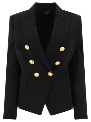 BALMAIN Double-Breasted Wool Jacket