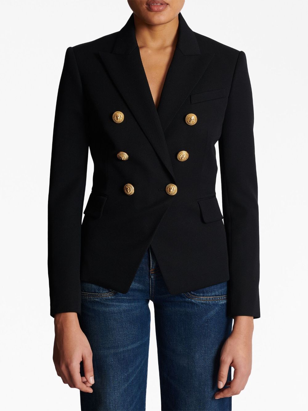 BALMAIN Double-Breasted Wool Jacket