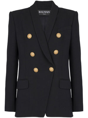 BALMAIN Double-Breasted Wool Jacket