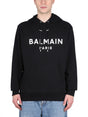 BALMAIN Men's Premium Hoodie with Drawstring