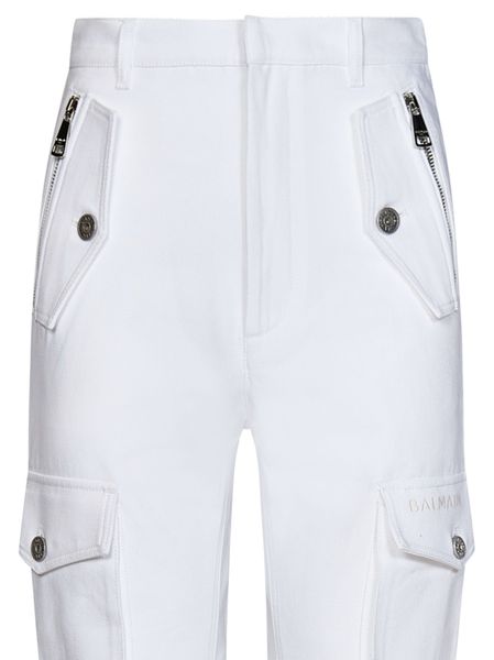 BALMAIN Men's Cargo Cotton Pants - FW23