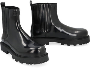 GIVENCHY Brushed Calfskin Leather Chelsea Boots