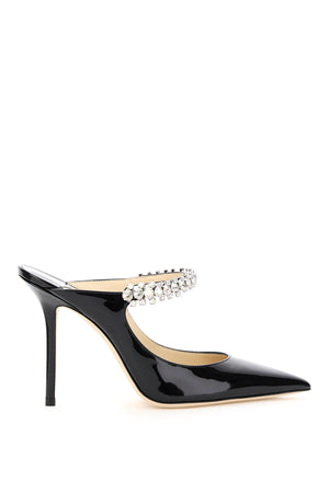 JIMMY CHOO Elegant 100 Flat with Crystal Detail