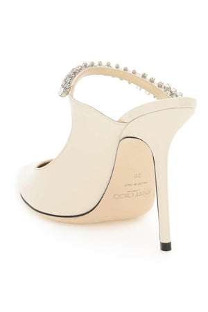 JIMMY CHOO Elegant 100 Flat with Crystal Detail