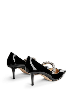 JIMMY CHOO Elegant Leather 65mm Pumps