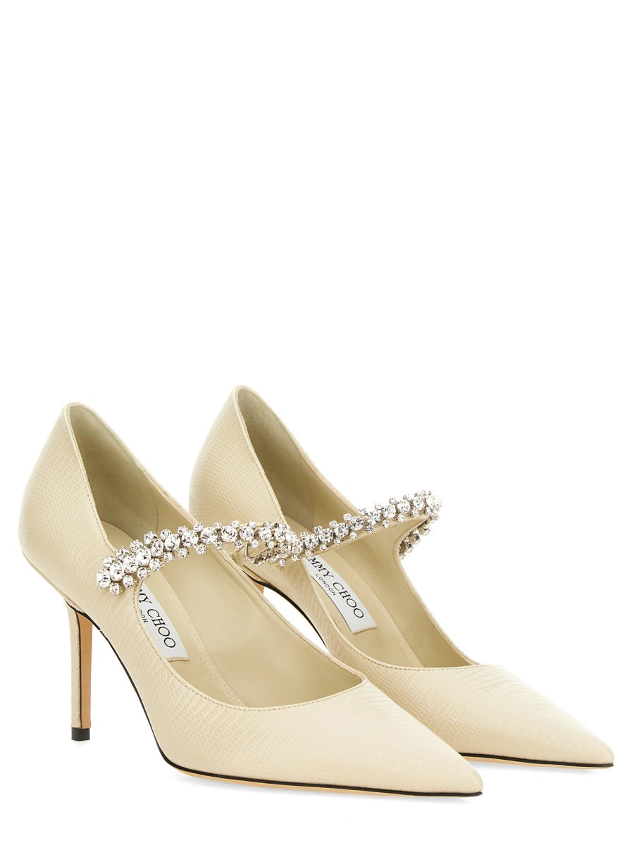 JIMMY CHOO Elegant 85mm Leather Pumps for Women