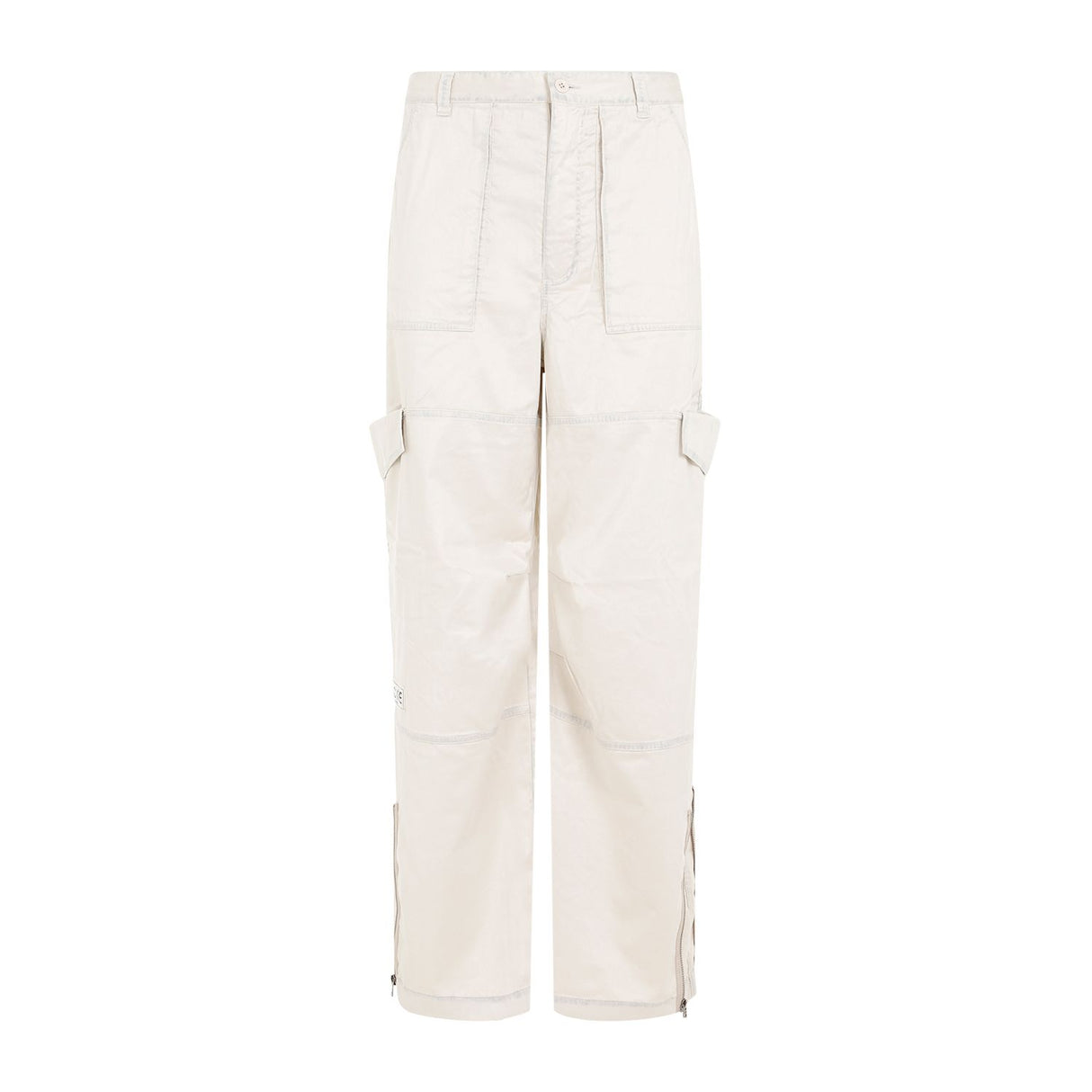 ACNE STUDIOS Microfiber Cargo Pants - Relaxed Fit for Men - Size IT 48