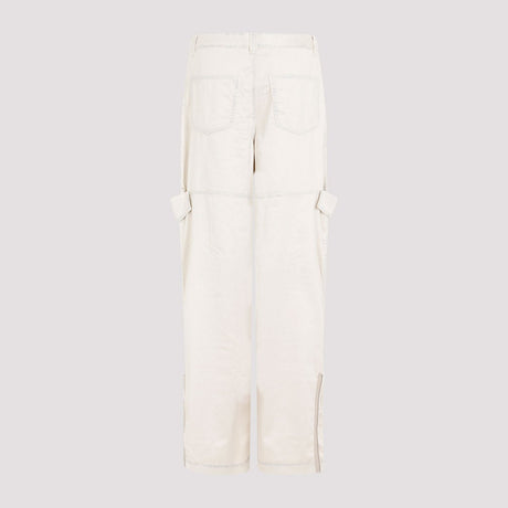 ACNE STUDIOS Microfiber Cargo Pants - Relaxed Fit for Men - Size IT 48