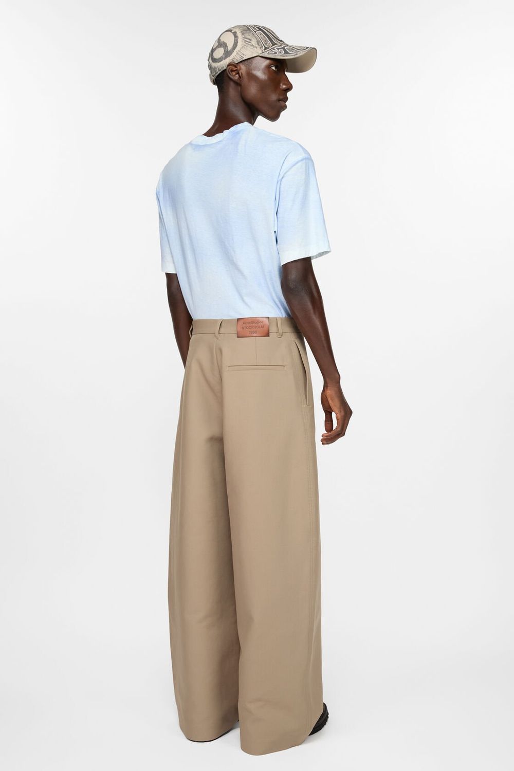 ACNE STUDIOS Double Cotton Twill Trousers for Men