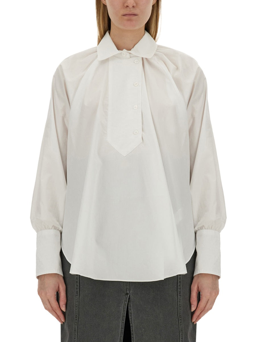 PATOU Cotton Blouse Size 38 FR - Effortless Elegance