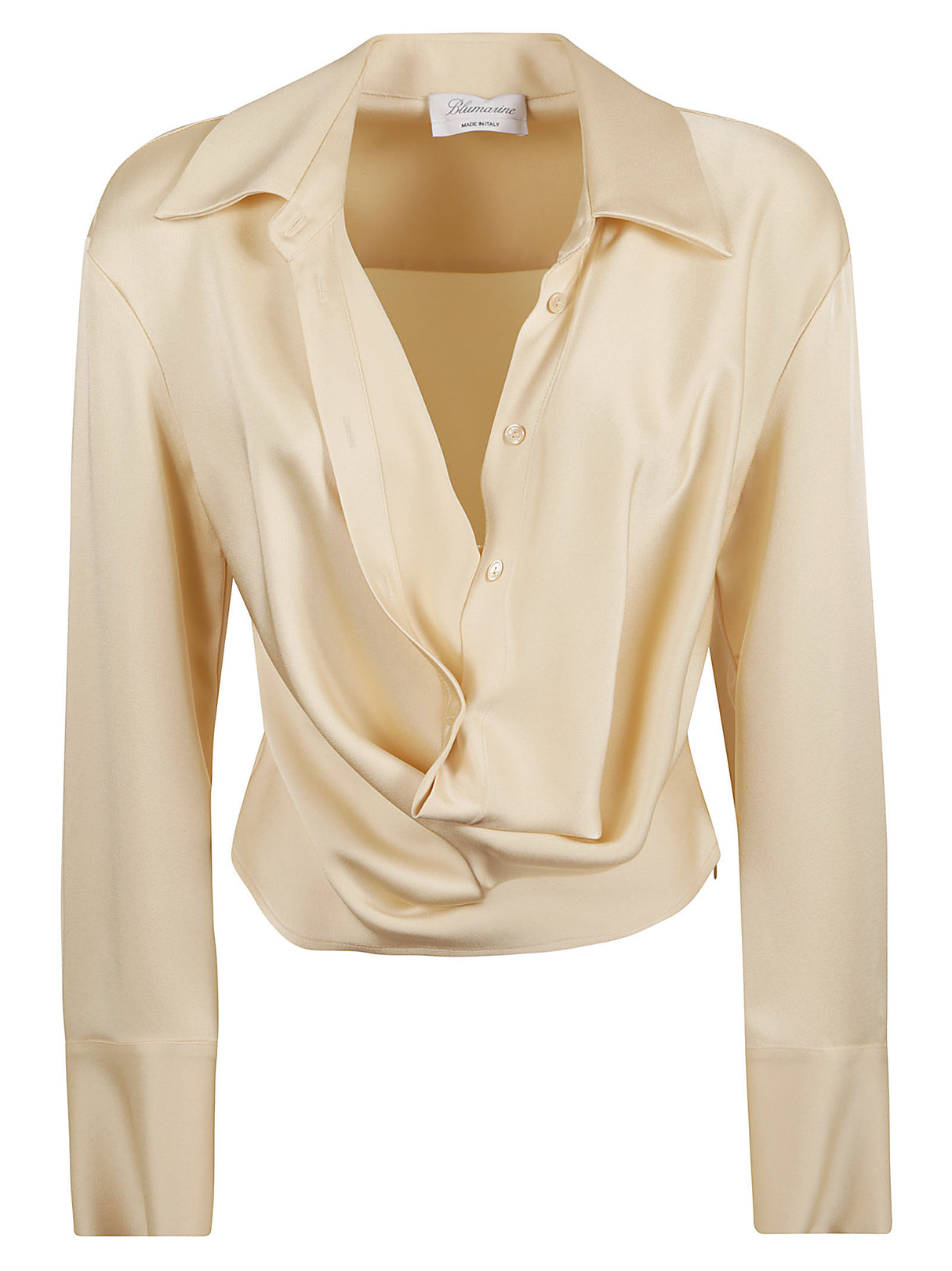 BLUMARINE Elegant Draped Shirt for Women