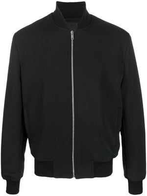 GIVENCHY Men's Wool Logo Lettering Bomber Jacket