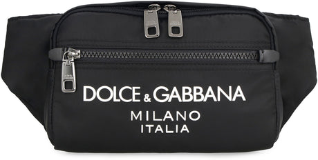 Black Leather Belt Bag - DOLCE & GABBANA FW23 Collection