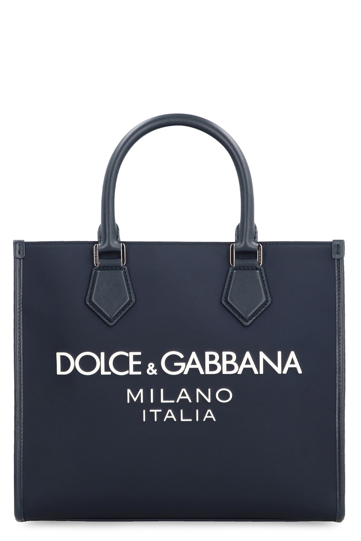 DOLCE & GABBANA ナイロン トート ハンドバッグ メンズ - ネイビー, SS24